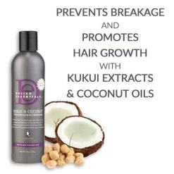 Design Essentials Natural Kukui & Coconut Hydrating Leave-In Conditioner For Relaxed And Natural Hair – 8 Oz -Boutique Wig Shop 41XtDMwGxDL