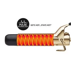 Hot Tools Pro Artist 24K Gold Curling Iron | Long Lasting, Defined Curls (1-1/4 In) -Boutique Wig Shop 41Y5poz0S9L