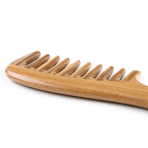 Breezelike Sandalwood Hair Comb – No Static Handmade Wide Tooth Comb – Natural Wooden Detangling Comb With Gift Box 4 Breezelike Sandalwood Hair Comb – No Static Handmade Wide Tooth Comb – Natural Wooden Detangling Comb With Gift Box - Image 4