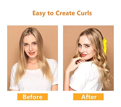 EQARD Heatless Hair Curlers No Heat Spiral Curls Styling Rollers Kit Magic Hair Curlers Curls With Styling Hooks For Home Salon DIY Most Kinds Of Hairstyles 5 EQARD Heatless Hair Curlers No Heat Spiral Curls Styling Rollers Kit Magic Hair Curlers Curls With Styling Hooks For Home Salon DIY Most Kinds Of Hairstyles - Image 5