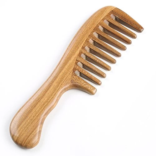 Breezelike Sandalwood Hair Comb – No Static Handmade Wide Tooth Comb – Natural Wooden Detangling Comb With Gift Box 2 Breezelike Sandalwood Hair Comb – No Static Handmade Wide Tooth Comb – Natural Wooden Detangling Comb With Gift Box - Image 2
