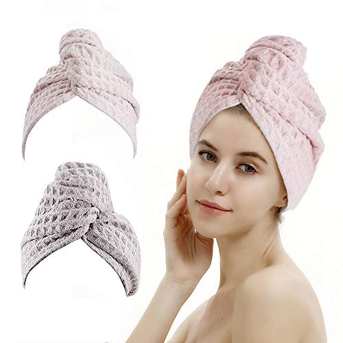 M-bestl 3 Pack Microfiber Hair Towel,Hair Towel Wrap,Hair Drying Towel, 350 GSM Super Absorbent And Lightweight Hair Turban To Dry Hair Faster (Pink&Gray&Gray) 1 M-bestl 3 Pack Microfiber Hair Towel,Hair Towel Wrap,Hair Drying Towel, 350 GSM Super Absorbent And Lightweight Hair Turban To Dry Hair Faster (Pink&Gray&Gray)