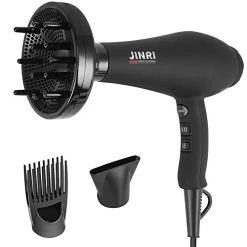 𝐈𝐧𝐟𝐫𝐚𝐫𝐞𝐝 𝐇𝐚𝐢𝐫 𝐃𝐫𝐲𝐞𝐫, Professional Salon Negative Ionic Blow Dryers For Fast Drying, Pro Ion Quiet Hairdryer With Diffuser & Concentrator & Comb