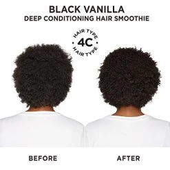 Carol’s Daughter Black Vanilla Moisture & Shine Hair Smoothie For Dry Hair And Dull Hair, With Shea Butter, Cocoa Butter And Vitamin B5, Paraben Free Hair Treatment, 8 Oz -Boutique Wig Shop 41yFQu7qS9L