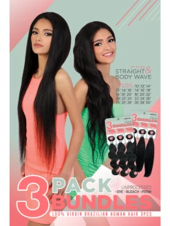 Motown Tress 100% Virgin Brazilian Human Hair 3 Pack Bundles STRAIGHT Weave (H3PS) -Boutique Wig Shop 4 80d67829 c3c4 42f0 b2b5 7b63d1bc479c 1