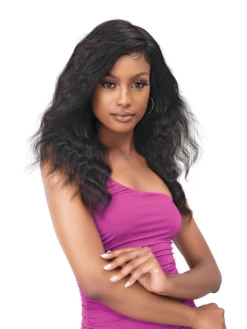 Janet Collection 100% Human Hair HD Natural 13x6 Lace Wig - SKYLAR -Boutique Wig Shop 4b