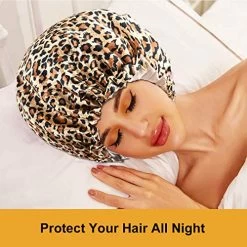 5pcs Satin Bonnet Silk Bonnet For Sleeping, Bonnets For Black Women Hair Bonnet For Sleeping Silk Sleep Cap, Double Layer Adjustable Bonnet For Curly Hair 12 5pcs Satin Bonnet Silk Bonnet For Sleeping, Bonnets For Black Women Hair Bonnet For Sleeping Silk Sleep Cap, Double Layer Adjustable Bonnet For Curly Hair -Boutique Wig Shop 51 oN0EhYQL