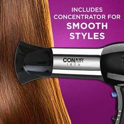 Conair Hair Dryer, 1875W Full Size Hair Dryer With Ionic Conditioning, Blow Dryer -Boutique Wig Shop 510BLjdy6kL