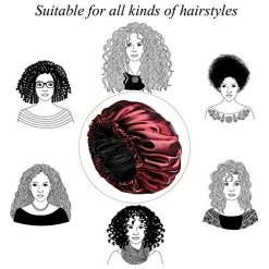 YANIBEST Silk Bonnet For Sleeping Satin Bonnet Hair Bonnets For Black Women And Men Double Layer Ajustable Bonnet For Curly Braids Hair 12 YANIBEST Silk Bonnet For Sleeping Satin Bonnet Hair Bonnets For Black Women And Men Double Layer Ajustable Bonnet For Curly Braids Hair -Boutique Wig Shop 510lq4xXwDL