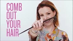 Carbon Wide Tooth Rake Comb With Tail – Natural Texture Hair, Curly Hair, Beach Waves, Beach Waver, Texture Hairstyler, Detangle Wet Hair, Static Free, High Heat Friendly No Snagging, No Breakage -Boutique Wig Shop 512B PbKHUvL