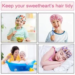 5 Pieces Kids Satin Bonnets Adjustable Sleeping Caps Reversible Satin Night Hats Soft Colorful Satin Cap For Toddler Child Teens 9 5 Pieces Kids Satin Bonnets Adjustable Sleeping Caps Reversible Satin Night Hats Soft Colorful Satin Cap For Toddler Child Teens -Boutique Wig Shop 512BFDUZT1hL