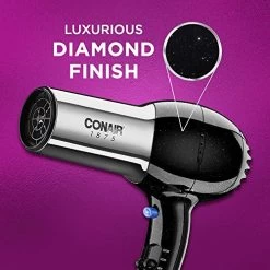 Conair Hair Dryer, 1875W Full Size Hair Dryer With Ionic Conditioning, Blow Dryer -Boutique Wig Shop 517EOpoaMyL