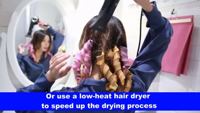 EQARD Heatless Hair Curlers No Heat Spiral Curls Styling Rollers Kit Magic Hair Curlers Curls With Styling Hooks For Home Salon DIY Most Kinds Of Hairstyles 7 EQARD Heatless Hair Curlers No Heat Spiral Curls Styling Rollers Kit Magic Hair Curlers Curls With Styling Hooks For Home Salon DIY Most Kinds Of Hairstyles - Image 7