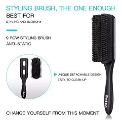 4Pcs Paddle Hair Brush, Detangling Brush And Hair Comb Set For Men And Women, Great On Wet Or Dry Hair, No More Tangle Hairbrush For Long Thick Thin Curly Natural Hair -Boutique Wig Shop 51K9mweXCvL