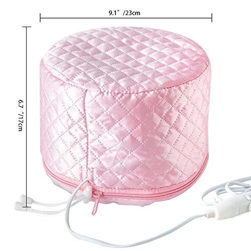 Hair Care Cap, 110V Yomagine Pink Hair Heat Treatment Cap, Deep Conditioning Heat Cap, Thermal Treatment Caps For Hair Spa, Beauty Steamer Nourishing Hat For Family Personal Care 7 Hair Care Cap, 110V Yomagine Pink Hair Heat Treatment Cap, Deep Conditioning Heat Cap, Thermal Treatment Caps For Hair Spa, Beauty Steamer Nourishing Hat For Family Personal Care - Image 7