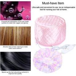 110V Hair Care Hat,Hair SPA Cap,Electric Hair Cap Thermal Cap For Hair Spa Home,Nourishing Care Hat With 3 Mode Temperature Control -Boutique Wig Shop 51SgvYMpN1L