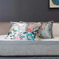 Neptten Satin Pillowcase For Hair And Skin. Wrinkle, Fade Resistant. Queen Size Pillowcases Set Of 2. Satin Pillow Cases For Women. Silky Floral Pillowcase With Envelope Closure 20×30 -Boutique Wig Shop 51VAVMeEgPL