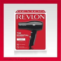 Revlon Compact Hair Dryer | 1875W Lightweight Design, Perfect For Travel, (Black) 12 Revlon Compact Hair Dryer | 1875W Lightweight Design, Perfect For Travel, (Black) -Boutique Wig Shop 51VqQvx9EtL