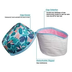 VICARKO Hair Steamer Thermal Heat Cap 𝐄𝐱𝐭𝐞𝐧𝐝𝐞𝐝 𝐂𝐨𝐫𝐝 Deep Conditioning Natural Black Hair Scalp Treatment Spa Hot Head Care Electric For Home Use -Boutique Wig Shop 51a Ofa7KdL