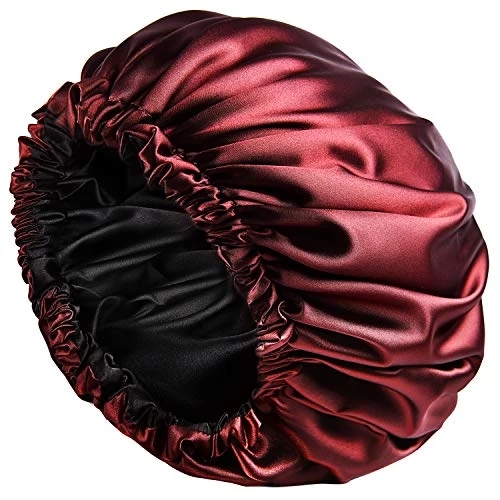 YANIBEST Silk Bonnet For Sleeping Satin Bonnet Hair Bonnets For Black Women And Men Double Layer Ajustable Bonnet For Curly Braids Hair 1 YANIBEST Silk Bonnet For Sleeping Satin Bonnet Hair Bonnets For Black Women And Men Double Layer Ajustable Bonnet For Curly Braids Hair