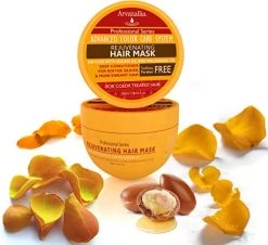 Arvazallia Rejuvenating Hair Mask And Deep Conditioner For Color Treated Hair With Argan Oil And Macadamia Oil Sulfate Free & Paraben Free -Boutique Wig Shop 51dMXpdBmML