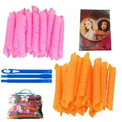 40pcs Hair Curler For Long Hair, No Heat Curlers 22inch/55cm Magic Curls With Styling Hooks Spiral Hair Curlers Heatless Hair Rollers Styling Kit -Boutique Wig Shop 51k4nWHuDoL