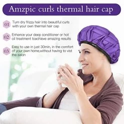 Cordless Deep Conditioning Heat Cap – Safe, Microwavable Heat Cap For Steaming, Heat Therapy For Hair, Flaxseed Seed Interior For Maximum Heat Retention (Second Generation) -Boutique Wig Shop 51ktprsNhML