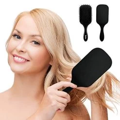 4Pcs Paddle Hair Brush, Detangling Brush And Hair Comb Set For Men And Women, Great On Wet Or Dry Hair, No More Tangle Hairbrush For Long Thick Thin Curly Natural Hair -Boutique Wig Shop 51lVIJTaz8L