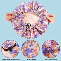 5 Pieces Kids Satin Bonnets Adjustable Sleeping Caps Reversible Satin Night Hats Soft Colorful Satin Cap For Toddler Child Teens 12 5 Pieces Kids Satin Bonnets Adjustable Sleeping Caps Reversible Satin Night Hats Soft Colorful Satin Cap For Toddler Child Teens -Boutique Wig Shop 51m1aSCQEyL