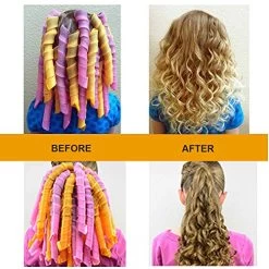 40pcs Hair Curler For Long Hair, No Heat Curlers 22inch/55cm Magic Curls With Styling Hooks Spiral Hair Curlers Heatless Hair Rollers Styling Kit -Boutique Wig Shop 51q2FB7P9aL