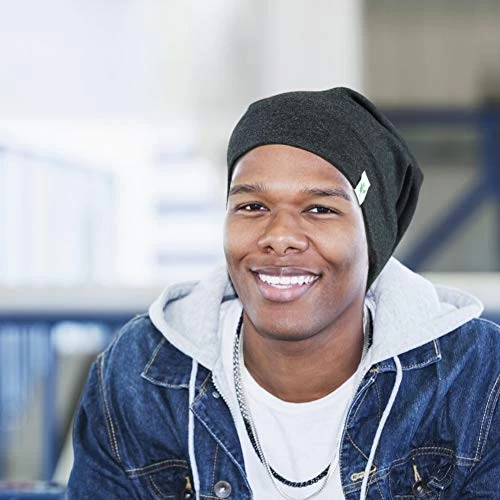 Winitas Satin Lined Sleep Cap For Men With Curly Hair Dreadlocks 2 Winitas Satin Lined Sleep Cap For Men With Curly Hair Dreadlocks - Image 2