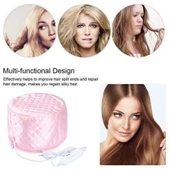 Alotlucky Hair Thermal Steamer Treatment SPA Cap Nourishing Care Hat With Adjustable Temperature Control, Moisturize And Nourish, Hair Care For Home Use -Boutique Wig Shop 51vY9sy7 dL