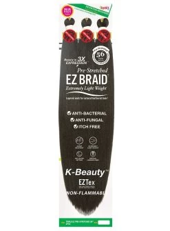 JANET COLLECTION TRIPLE EZ WEAR PRE-STRETCHED EZ TEX BRAID 3 PCS (56 INCHES) VALUE PACK