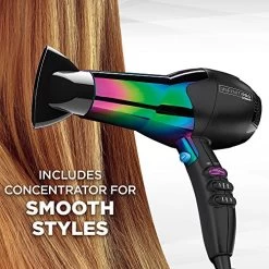 INFINITIPRO BY CONAIR Hair Dryer, 1875W Ion Choice Hair Dryer – Turn Ions ON For Smooth, Shiny Hair And OFF For More Fullness And Volume -Boutique Wig Shop 615K5qfJbFL