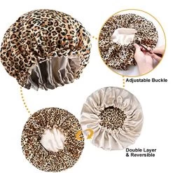 5pcs Satin Bonnet Silk Bonnet For Sleeping, Bonnets For Black Women Hair Bonnet For Sleeping Silk Sleep Cap, Double Layer Adjustable Bonnet For Curly Hair 9 5pcs Satin Bonnet Silk Bonnet For Sleeping, Bonnets For Black Women Hair Bonnet For Sleeping Silk Sleep Cap, Double Layer Adjustable Bonnet For Curly Hair -Boutique Wig Shop 61NQ9HNG80L