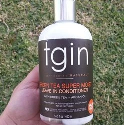 Tgin Green Tea Super Moist Leave-in Conditioner For Natural Hair – Protective Styles – Dry Hair – Curly Hair – Promotes Growth – Lightweight – Natural Hair – Moisture – 13 Oz -Boutique Wig Shop 61cL8CGOUxL