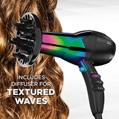 INFINITIPRO BY CONAIR Hair Dryer, 1875W Ion Choice Hair Dryer – Turn Ions ON For Smooth, Shiny Hair And OFF For More Fullness And Volume -Boutique Wig Shop 61cbRYRT NL