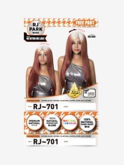 R&B RJ Park Human Blended Ultra HD Lace Wig - RJ-701