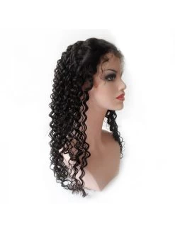 130% Density Lace Front Human Hair Wig For Black Women Deep Wave -Boutique Wig Shop 8a full lace human hair wigs 130 density lace front human hair wig for black women 4