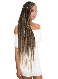 JANET COLLECTION EZ WEAR PRE-STRETCHED EZ TEX BRAID (44, 54 INCHES) -Boutique Wig Shop 9