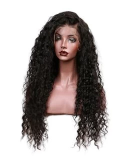 150% Density Loose Curly Lace Front Human Hair Wigs For Black Women Pre Plucked Brazilian Remy Hair Bleached Knot