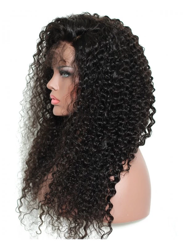 250% Density Curly Lace Front Human Hair Wigs For Black Women With Baby Hair Pre Plucked Bleached Knots Brazilian Remy 5 250% Density Curly Lace Front Human Hair Wigs For Black Women With Baby Hair Pre Plucked Bleached Knots Brazilian Remy - Image 5