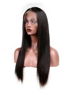 Brazilian Lace Front Human Hair Wigs For Black Women Remy Hair Straight Wig With Baby Hair Natural Hairline Full End