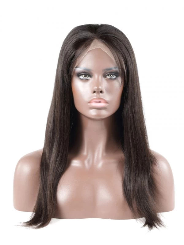Glueless Lace Front Human Hair Wigs Straight Natural Color Brazilian Remy Hair Wigs 130% Density With Baby Hair 2 Glueless Lace Front Human Hair Wigs Straight Natural Color Brazilian Remy Hair Wigs 130% Density With Baby Hair - Image 2