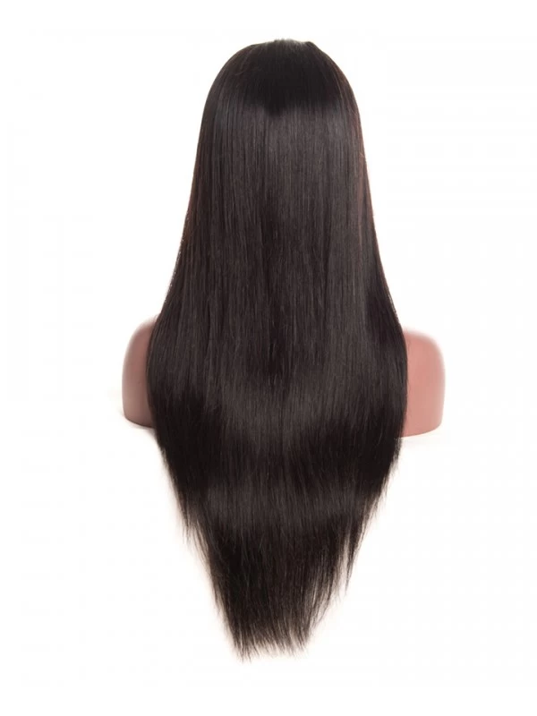 Glueless Lace Front Human Hair Wigs For Black Women Pre Plucked Straight Brazilian Hair Swiss Lace Wig 3 Glueless Lace Front Human Hair Wigs For Black Women Pre Plucked Straight Brazilian Hair Swiss Lace Wig - Image 3