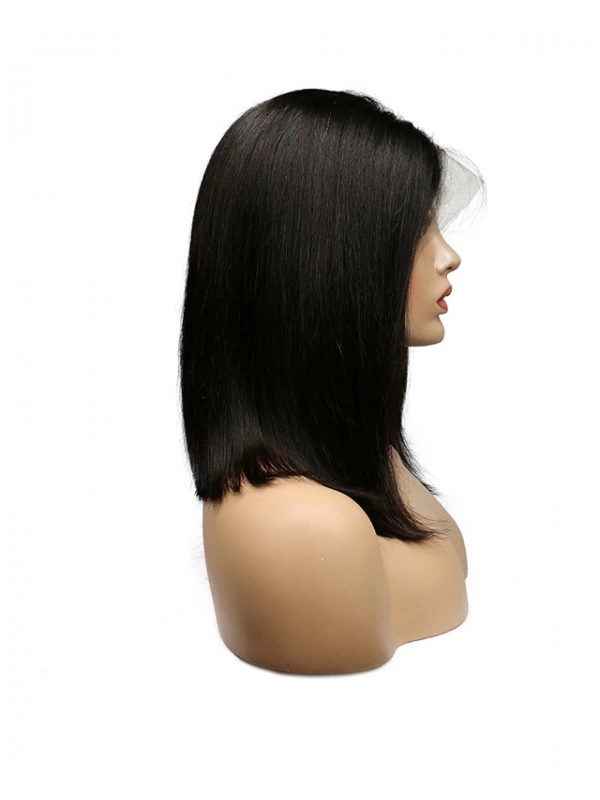 Human Hair Short Bob Wigs For Black Women Brazilian Remy Hair Lace Front Human Hair Wigs Bleached Knots 3 Human Hair Short Bob Wigs For Black Women Brazilian Remy Hair Lace Front Human Hair Wigs Bleached Knots - Image 3