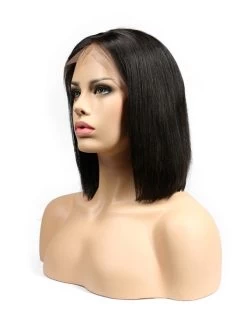Human Hair Short Bob Wigs For Black Women Brazilian Remy Hair Lace Front Human Hair Wigs Bleached Knots 9 Human Hair Short Bob Wigs For Black Women Brazilian Remy Hair Lace Front Human Hair Wigs Bleached Knots -Boutique Wig Shop abhl710033 3