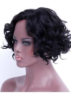 Short Curly Wigs For Black White Women Heat Resistant Synthetic Hair Wigs For African American Natural Fake Hairpieces -Boutique Wig Shop absc710007 3