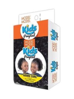 Model Model Glance Kids Ponytail - -Boutique Wig Shop adore curl4m