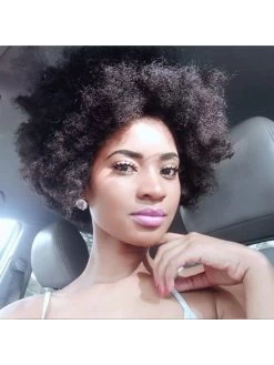 Curly Full Lace Human Hair Wigs For Black Women Kinky Curly Wigs -Boutique Wig Shop afro kinky curly full lace human hair wigs for black women ever beauty afro kinky curly 3